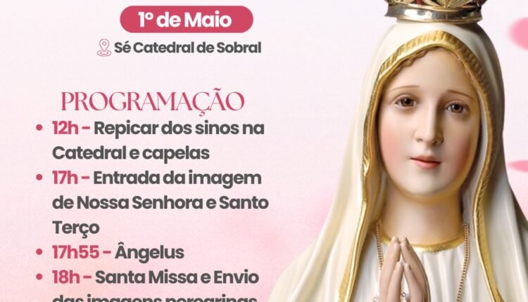 Fé e devoção marcam o início do Mês Mariano na Sé Catedral de Sobral.