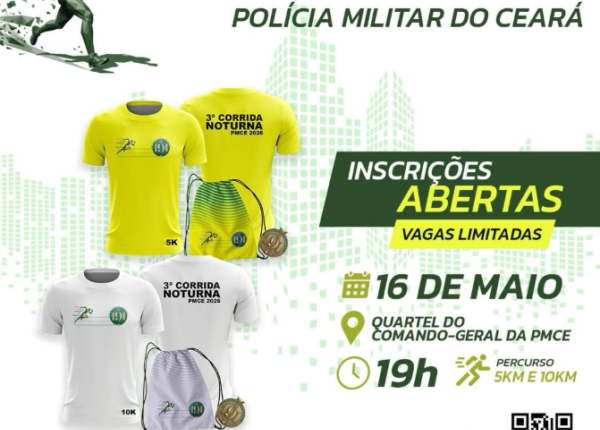Corrida Rústica da PMCE celebra 191 anos com percursos de 5km e 10km em Fortaleza