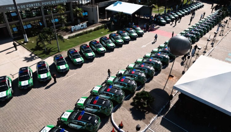 Ceará acelera segurança: PMCE supera mil viaturas com nova entrega de 72 veículos