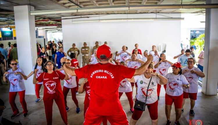 SSPDS celebra 29 anos com aulão de dança e música, unindo comunidade e forças de segurança em Fortaleza