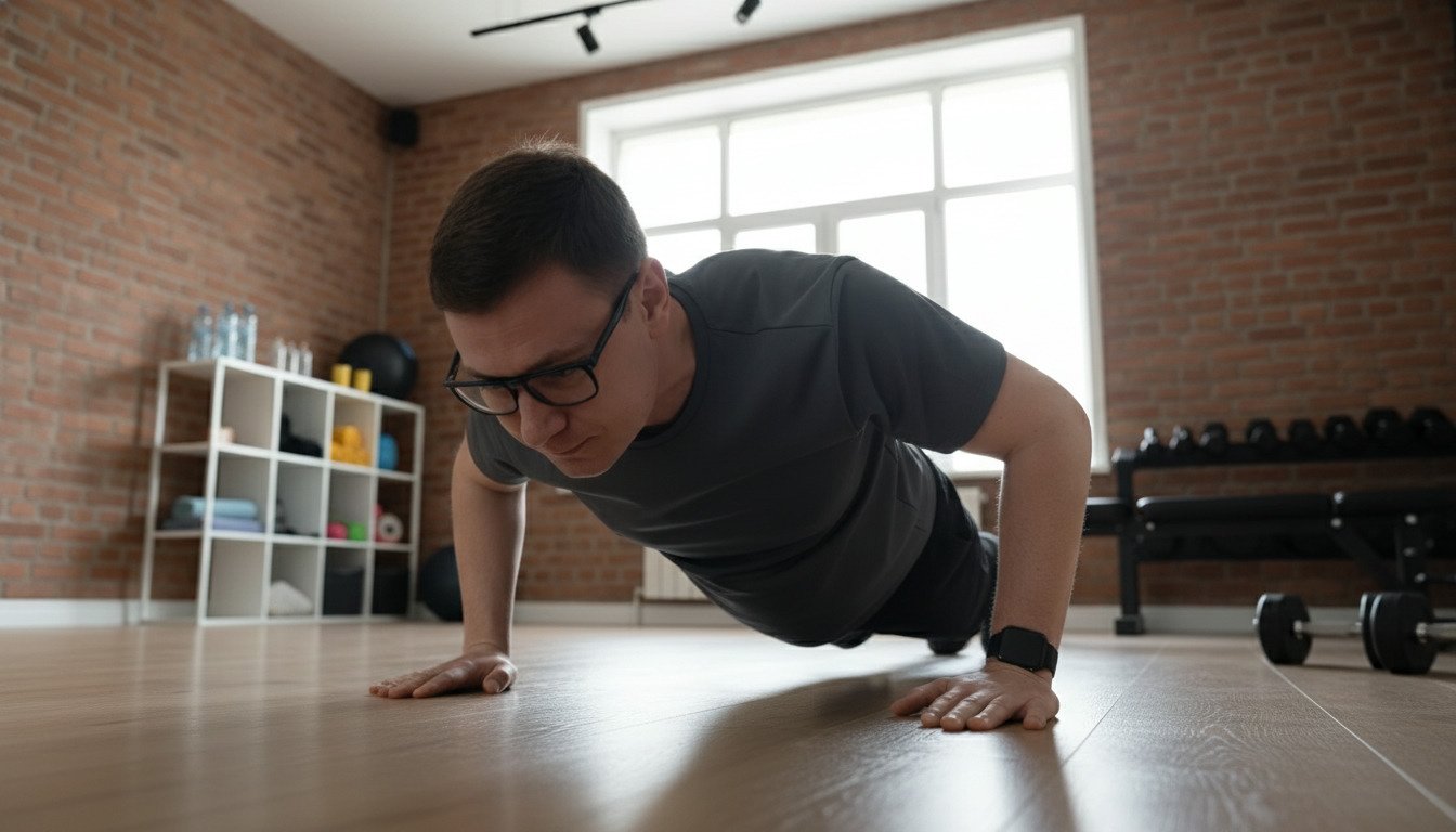 Flexões diárias: o guia para braços fortes e saúde em casa