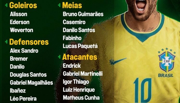 CBF aposta em mescla de experiência e juventude para a Seleção da Copa