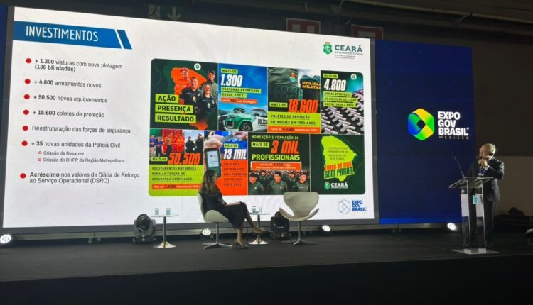 Ceará compartilha sucesso em segurança pública e redução da violência na Expo Govbrasil