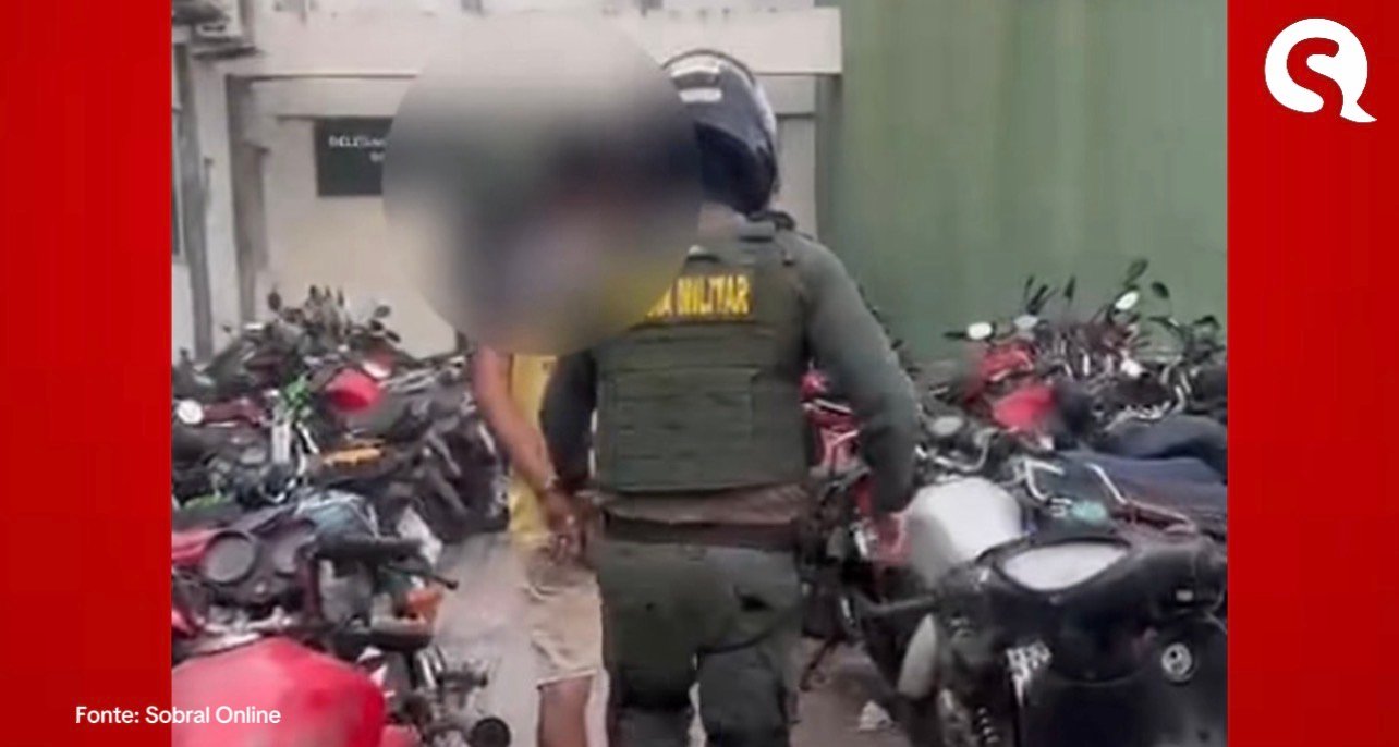 Motopatrulhamento prende homem com mandado por dívida de pensão alimentícia em Sobral