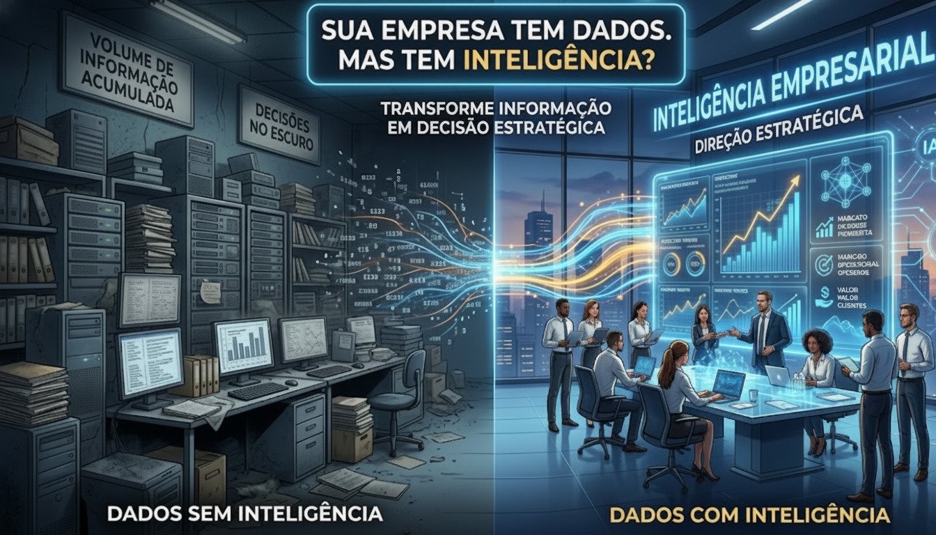 Decisões no escuro? a urgência de transformar dados em inteligência empresarial