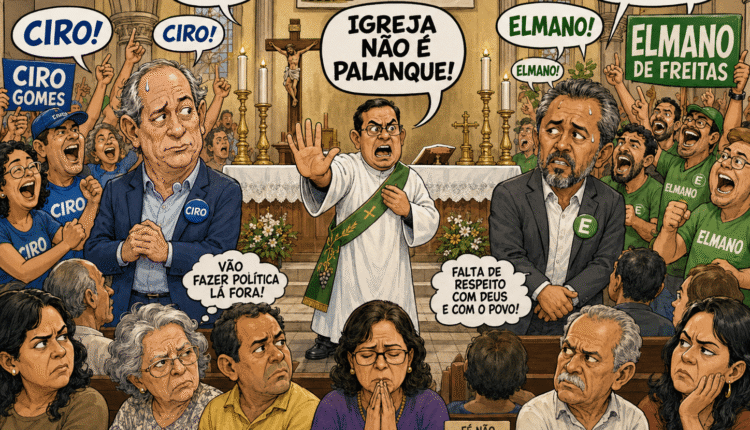 Conflito político em missa de Barbalha gera mal-estar e críticas à postura de aliados