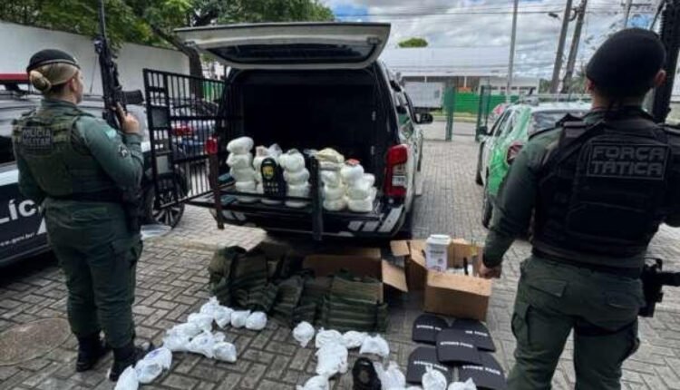 Polícia Militar do Ceará apreende mais de 25 kg de drogas em Fortaleza