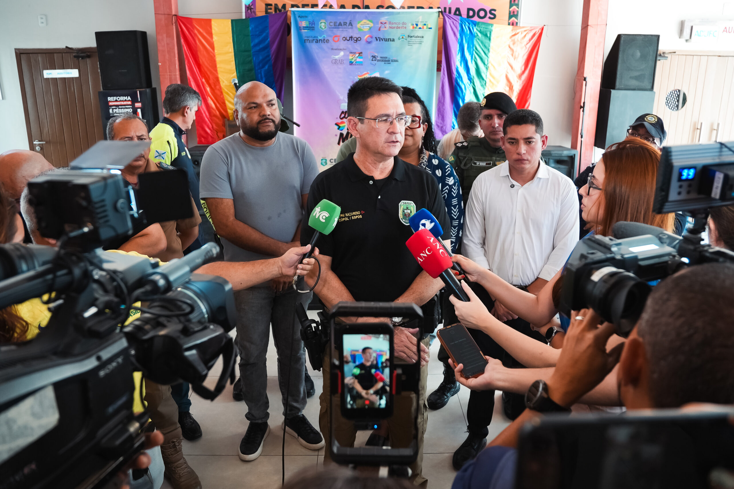 Segurança reforçada para a 25ª Parada pela Diversidade Sexual em Fortaleza