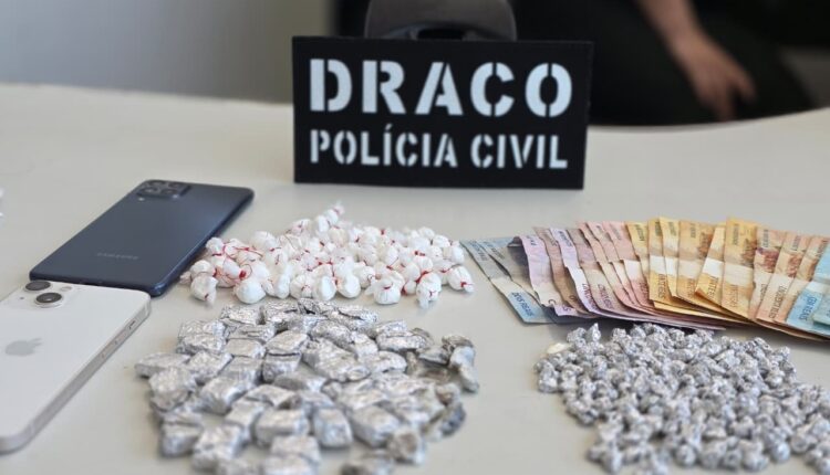 Tráfico de drogas: Draco prende suspeito em flagrante na Sabiaguaba, Fortaleza