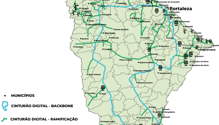 Ceará impulsiona conectividade digital com fibra óptica e Wi-fi público
