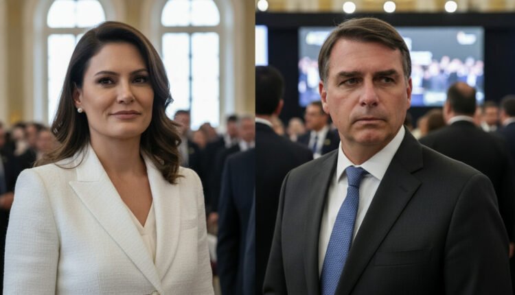 Apoio de Michelle Bolsonaro traz alívio à campanha de Flávio, que ainda busca alianças estratégicas