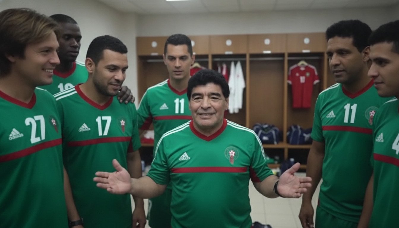 A ressurreição digital: a icônica preleção de Maradona em Marrocos que viralizou na Copa de 2026