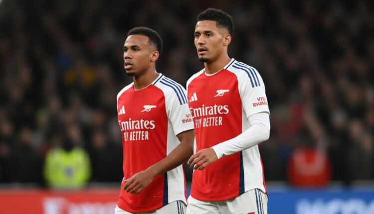 Revés para o Arsenal: Zagueiro William Saliba desfalca equipe por lesão nas costas