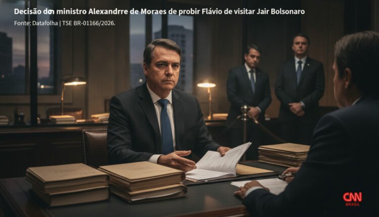 Maioria dos brasileiros desaprova veto de Moraes a visitas de Flávio a Bolsonaro, aponta Datafolha