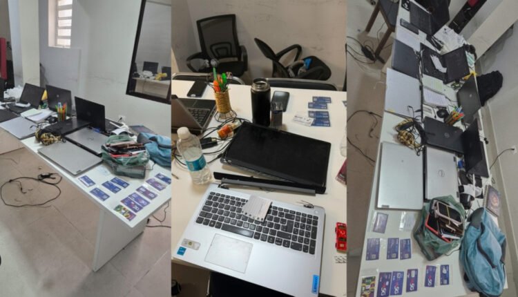 Operação policial desmantela central de golpes com ampla estrutura