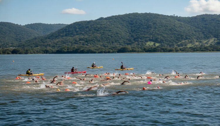 Pontão do Lago Sul vibrou com Metrópoles Endurance, maratona e aquathlon no sábado.
