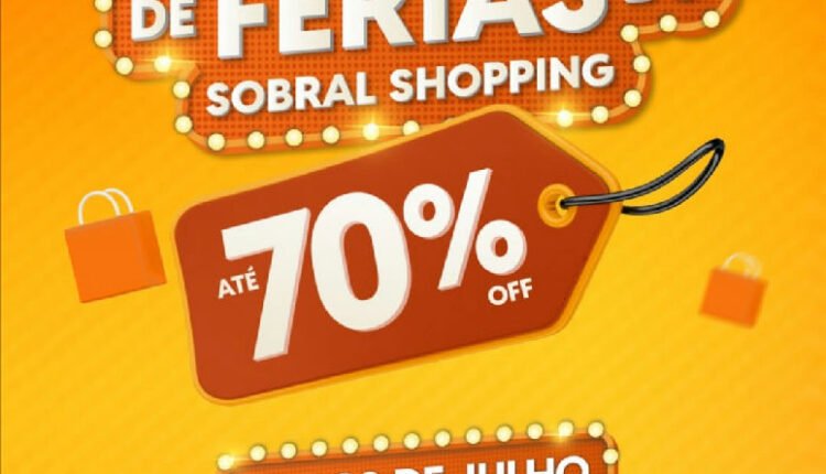 Prepare-se para economizar: Bazar de Férias do Sobral Shopping com até 70% de desconto