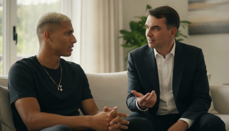 Richarlison repercute vídeo com denúncias sobre mansão e Flávio Bolsonaro