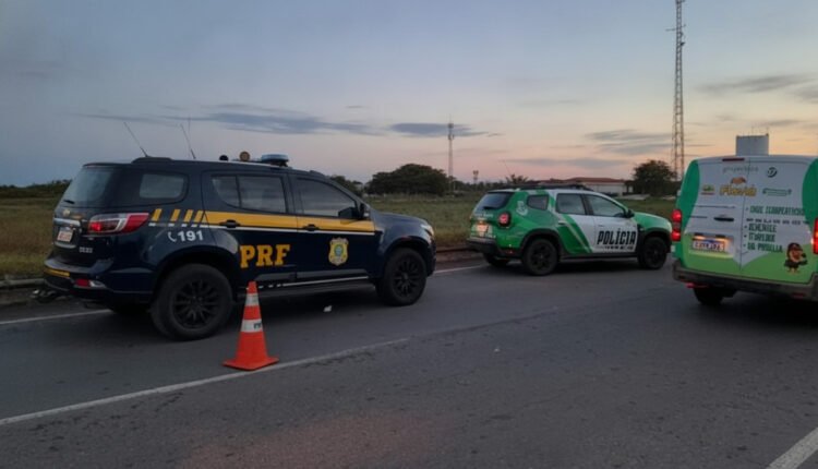 Tragédia na Br-116: Motociclista morre após colisão e atropelamento em rodovia cearense
