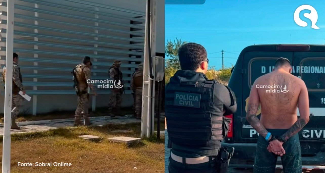 Operação contra o crime organizado cumpre 18 mandados de prisão em Camocim