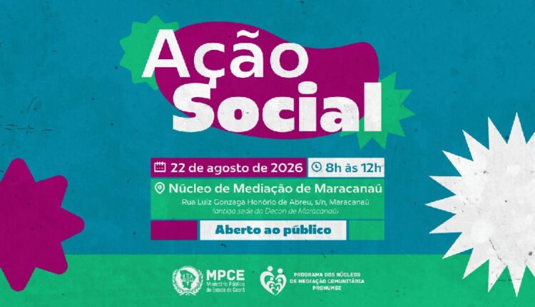 Ação social do MPCE em Maracanaú oferece serviços essenciais à comunidade no sábado