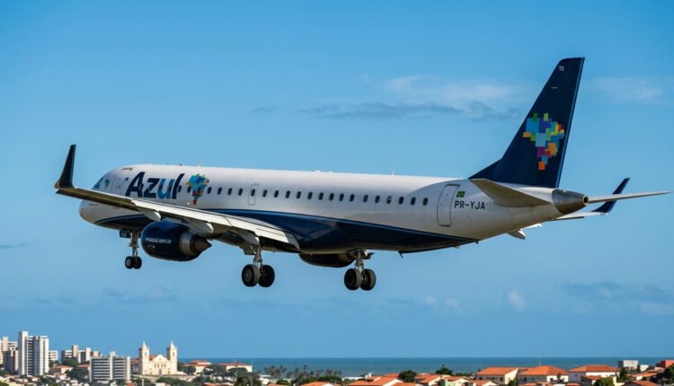 Azul reforça malha aérea com voo direto entre Fortaleza e Goiânia em dezembro