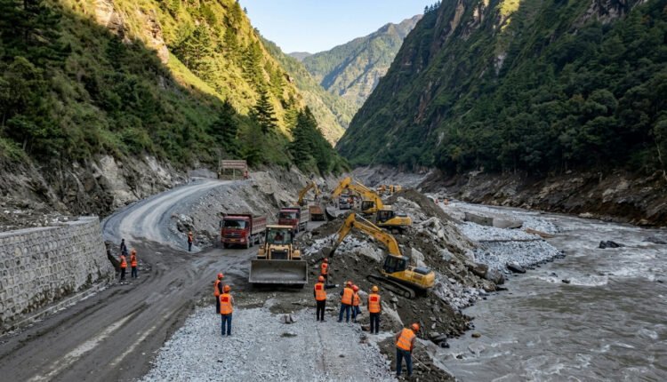 China mobiliza esforços intensos para reconstruir estrada vital no Tibete após desastre
