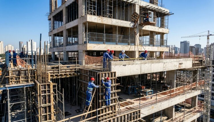 Confiança da construção civil registra leve recuo em agosto, aponta FGV