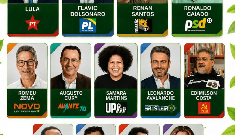 Eleições 2026: 13 candidatos confirmados na corrida presidencial do Brasil