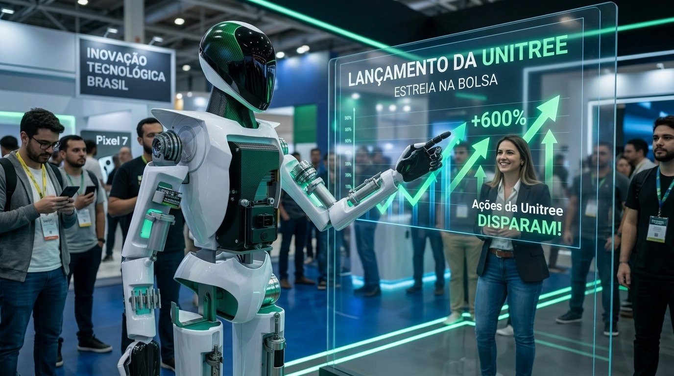 Fabricante de robôs Unitree tem estreia meteórica na bolsa de Xangai com salto de seis vezes