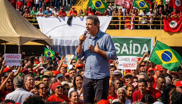 Fernando Haddad lança candidatura ao governo de São Paulo e reforça apoio a Lula