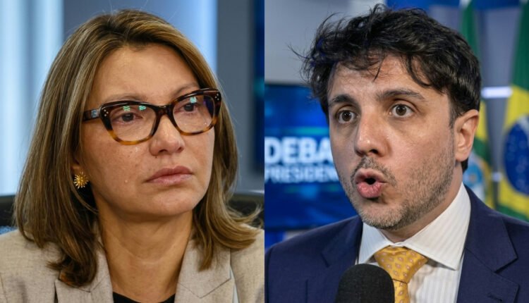 Janja repudia ataques de Renan Santos em debate presidencial e gera repercussão