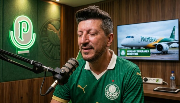 Lito Sousa, influencer da aviação, elogiou aeronave de Leila Pereira e visava dar segurança a atletas do Palmeiras