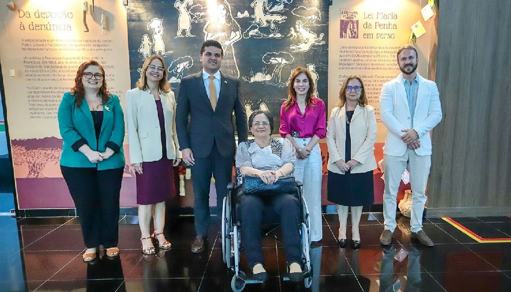 Maria da Penha no MPCE: ativista destaca conscientização contra violência de gênero