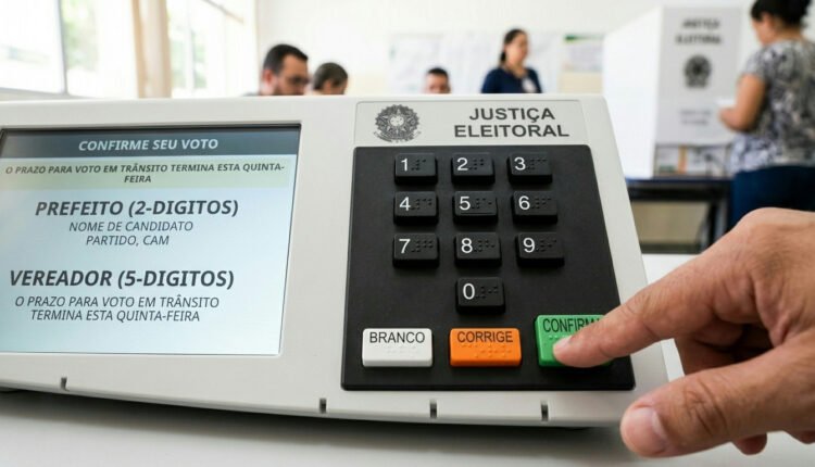 Prazo para eleitores solicitarem voto em trânsito termina nesta quinta-feira