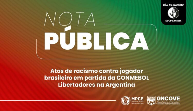Racismo na Libertadores: GNCOVE cobra Conmebol por ofensas a goleiro brasileiro na Argentina