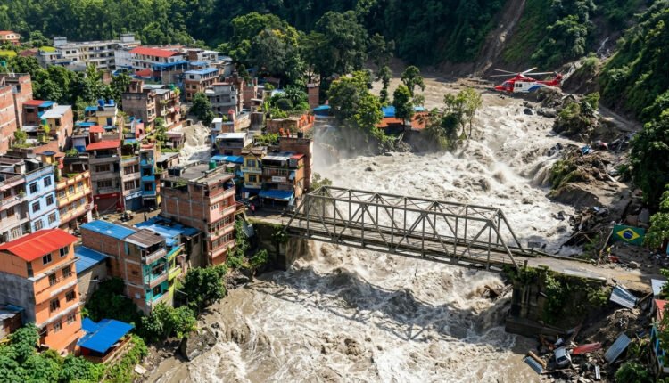 Tragédia no Himalaia: Enxurrada no Nepal e Tibete causa mortes e devastação