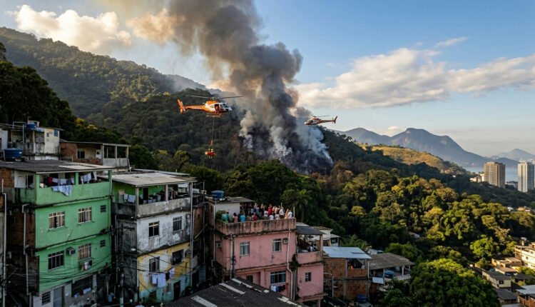Tragédia no Rio: queda de helicóptero na Vista Chinesa deixa quatro mortos