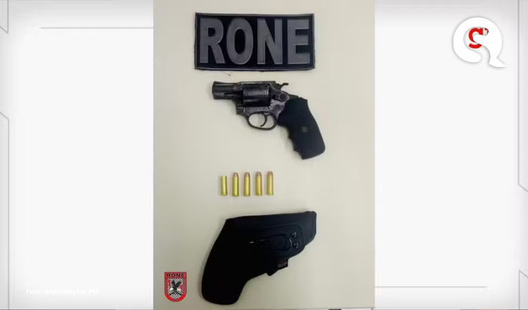 Homem ameaça companheira com revólver, mulher tenta tomar arma e ele acaba baleado no PI