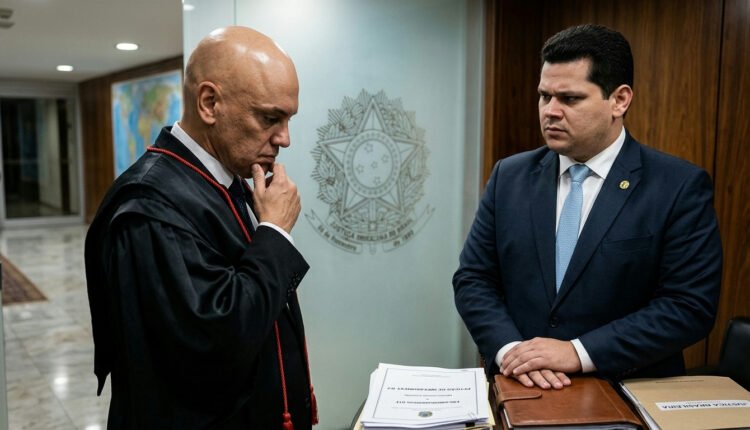 Alcolumbre deve deixar caso Moraes com o STF, apontam aliados no Senado