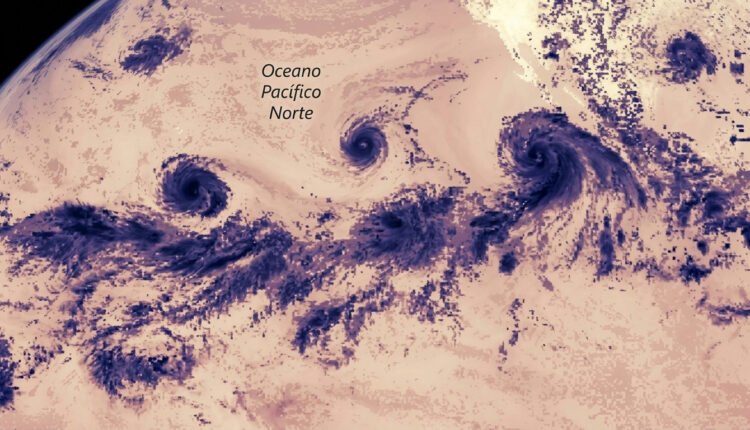 Alerta no Pacífico: El Niño gera três furacões simultâneos, revela NASA