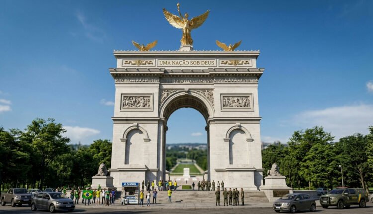 Arco do Triunfo em Washington: Trump revela planos para monumento com função militar