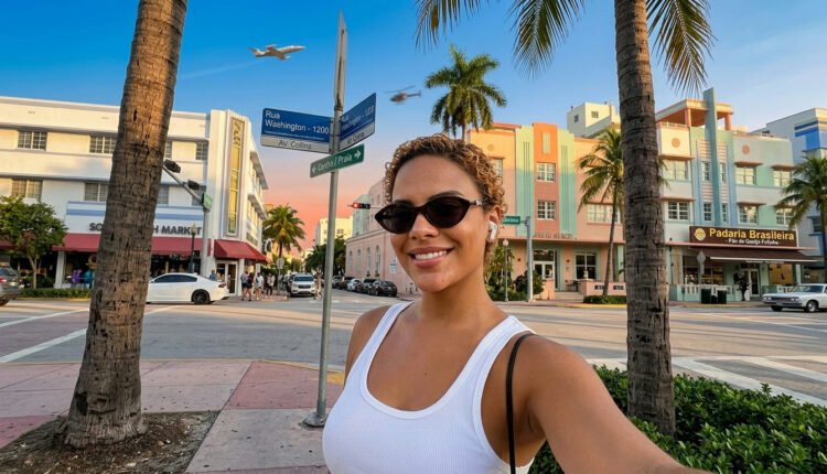 Bella Campos surpreende fãs com novo visual e brinca com estética de GTA em Miami