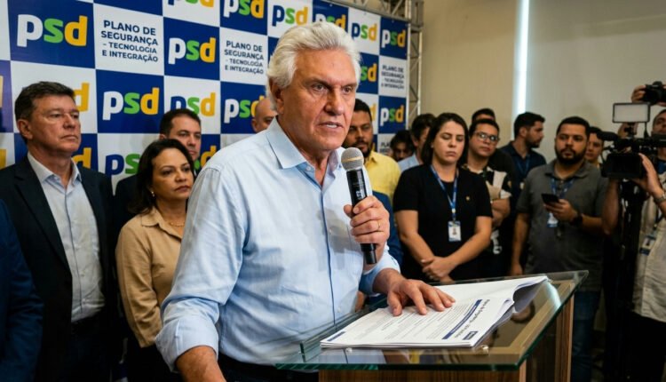 Caiado apresenta plano de segurança com 40 presídios de alta tecnologia