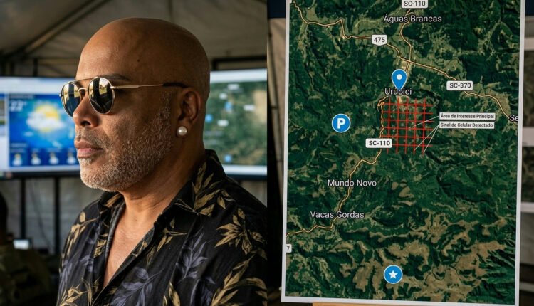 Celular de Rick emite sinal e intensifica buscas por helicóptero desaparecido na serra catarinense