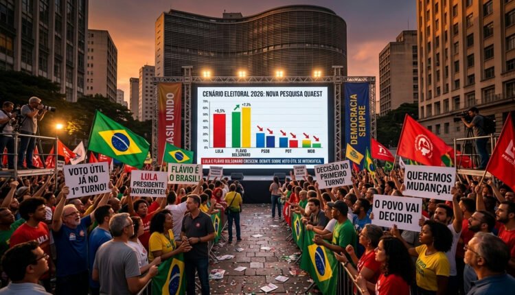 Cenário eleitoral 2026: pesquisa Quaest movimenta debate sobre voto útil e primeiro turno