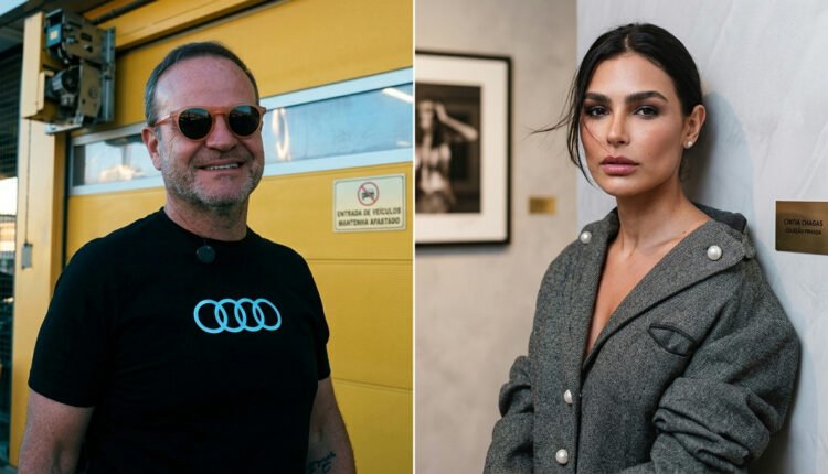 Cíntia Chagas comenta término com Rubens Barrichello e o elogia: 'fofíssimo'