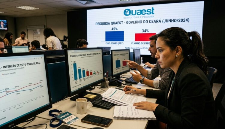 Ciro Gomes lidera pesquisa Quaest para governo do Ceará; Elmano de Freitas em segundo