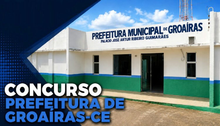 Concurso Groaíras: 81 vagas abertas em diversas áreas com inscrições até 9 de setembro