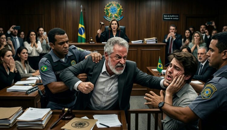 Condenação de Ademir em Quem Ama Cuida culmina em agressão chocante no tribunal